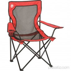 NEW! COLEMAN Broadband Camping Folding Quad Chair w/ Mesh Back & Transport Bag 551904770